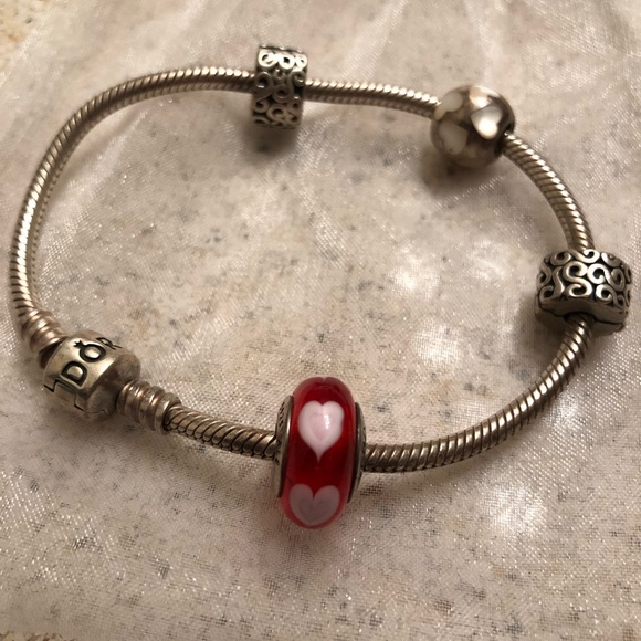 Pandora Jewelry - Pandora Bracelet With Charms/Spacers